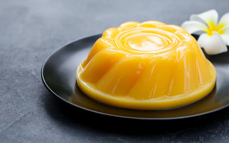 En este momento estás viendo Gelatina de mango hecha con concentrado de fruta