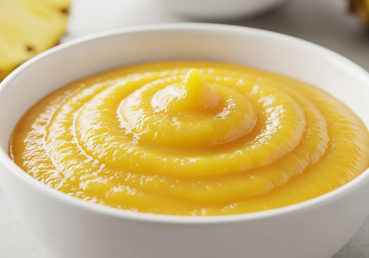 Bowl de puré de piña