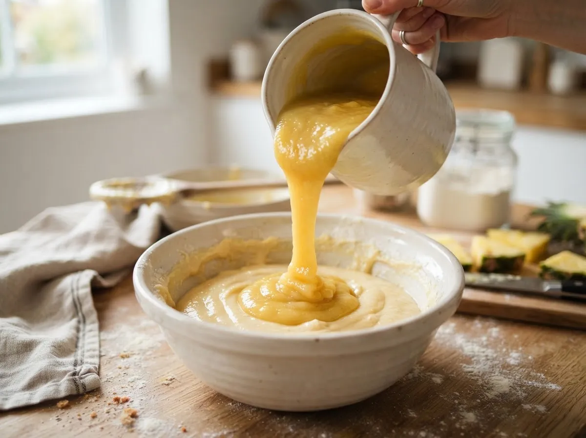 Puré de piña para pasteles